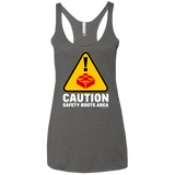 Watch Your Step Women's Triblend Racerback Tank