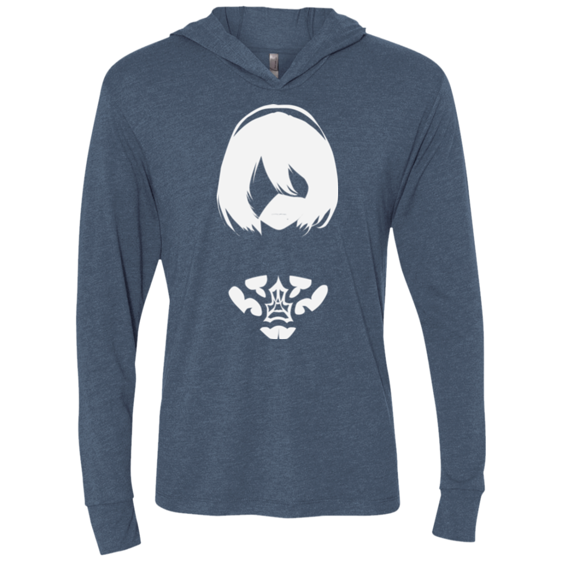 Nier Triblend Long Sleeve Hoodie Tee