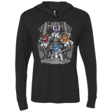 The Ninja Savages Triblend Long Sleeve Hoodie Tee
