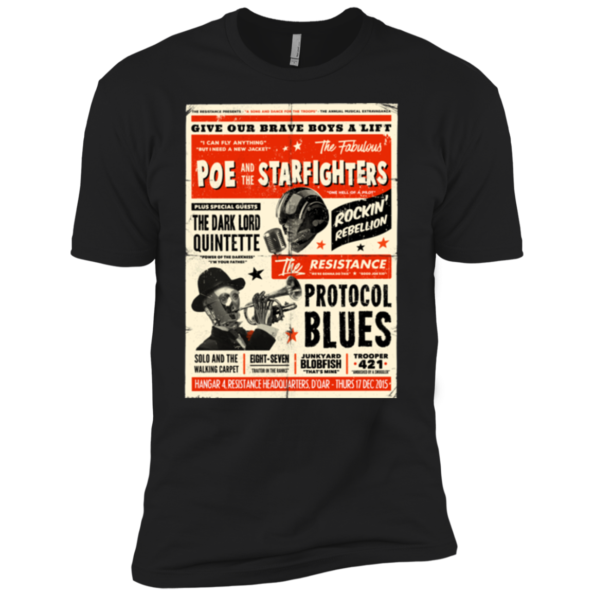 Poe and The Starfighters Boys Premium T-Shirt