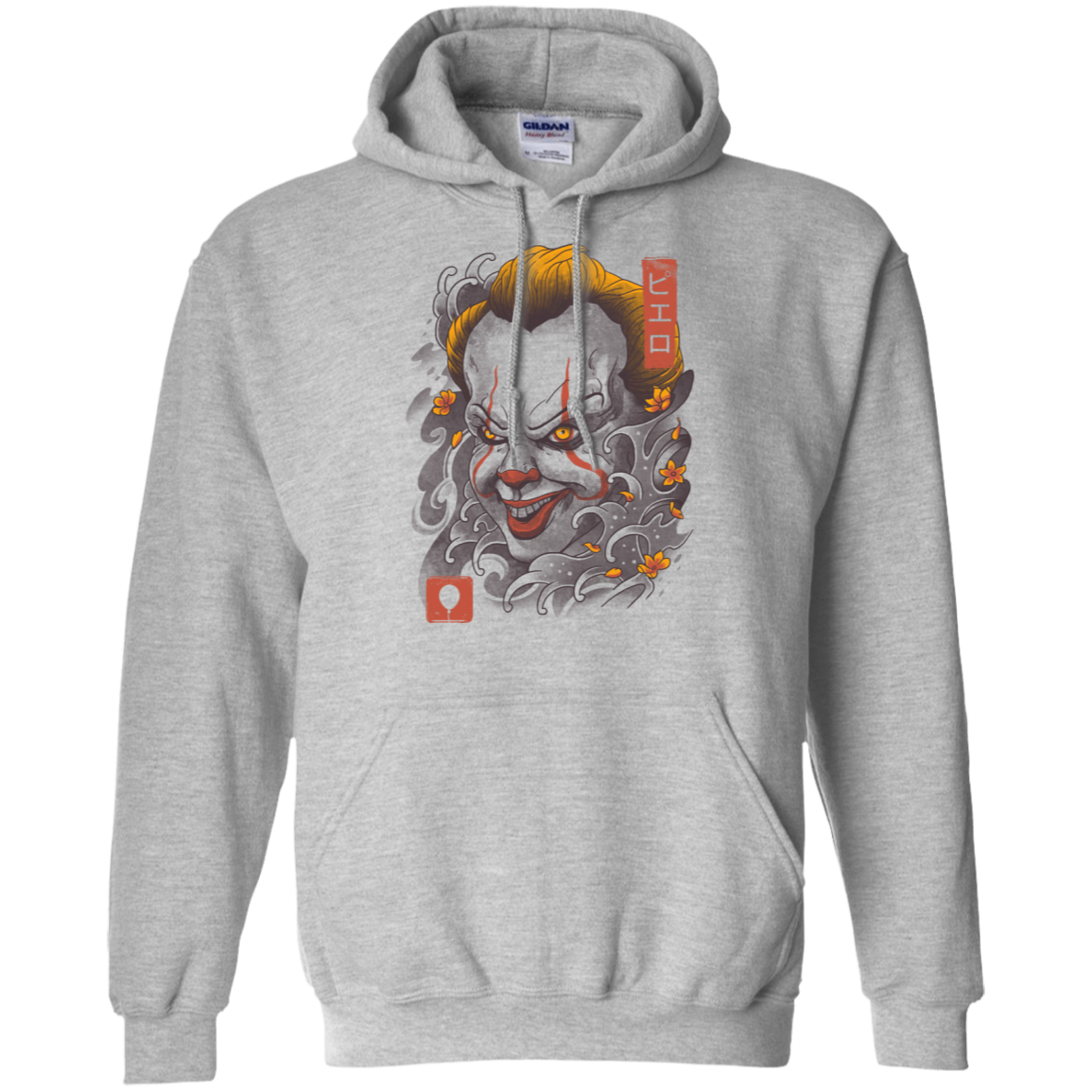 Oni Clown Mask Pullover Hoodie
