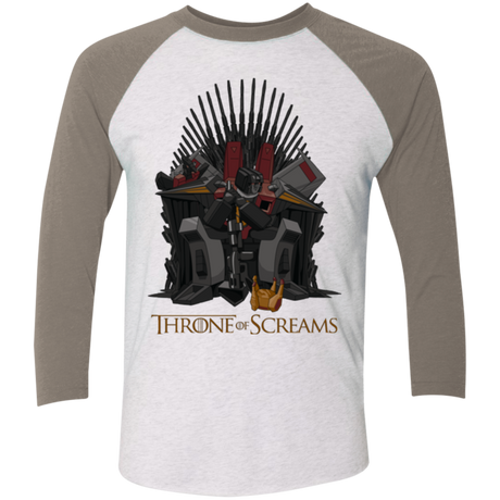 Throne Of Screams Men's Triblend 3/4 Sleeve