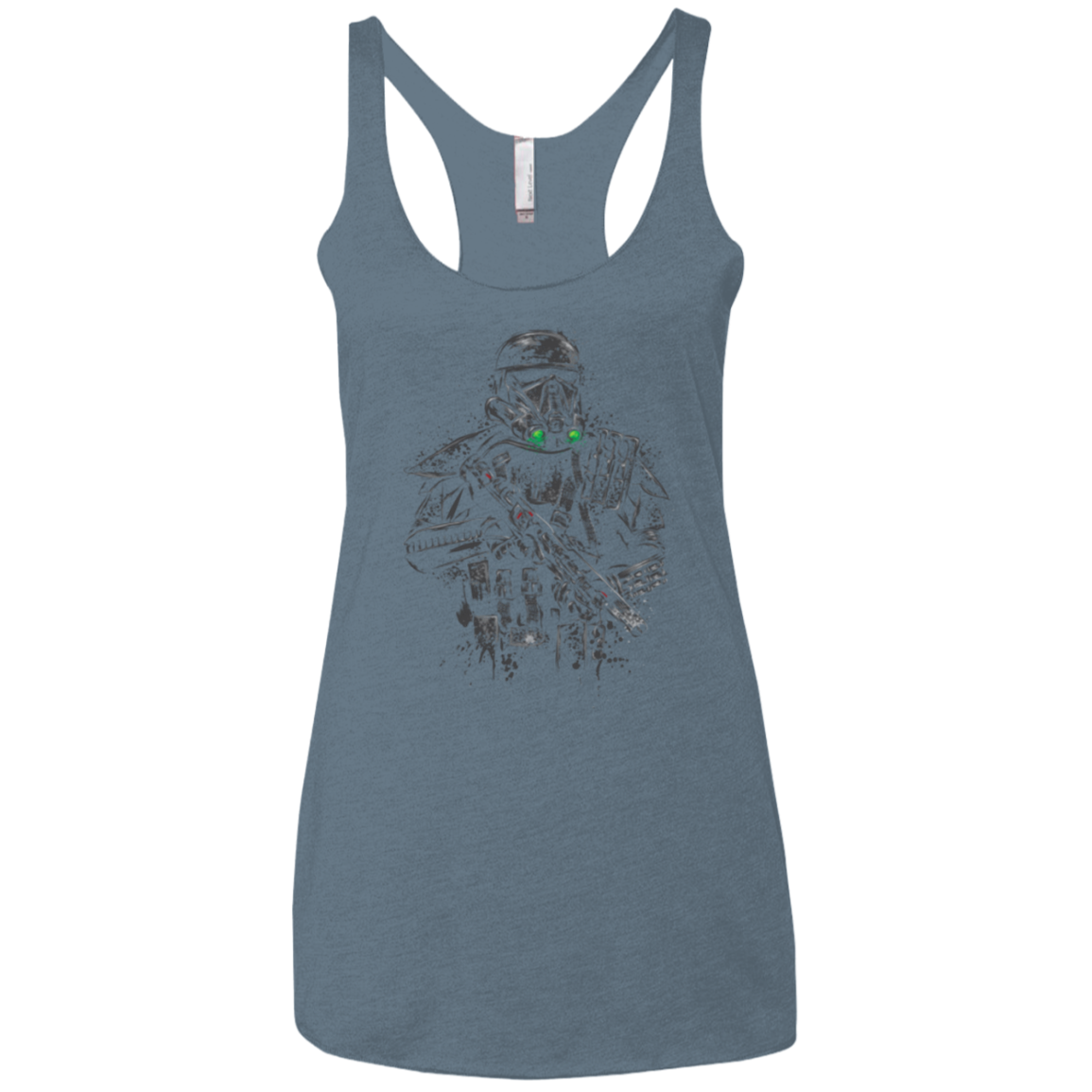 Death Trooper Women's Triblend Racerback Tank