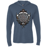 The Walking Crest Triblend Long Sleeve Hoodie Tee