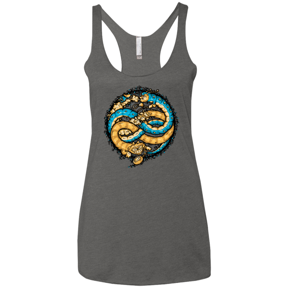 NEVERENDING WONDERLAND Women's Triblend Racerback Tank