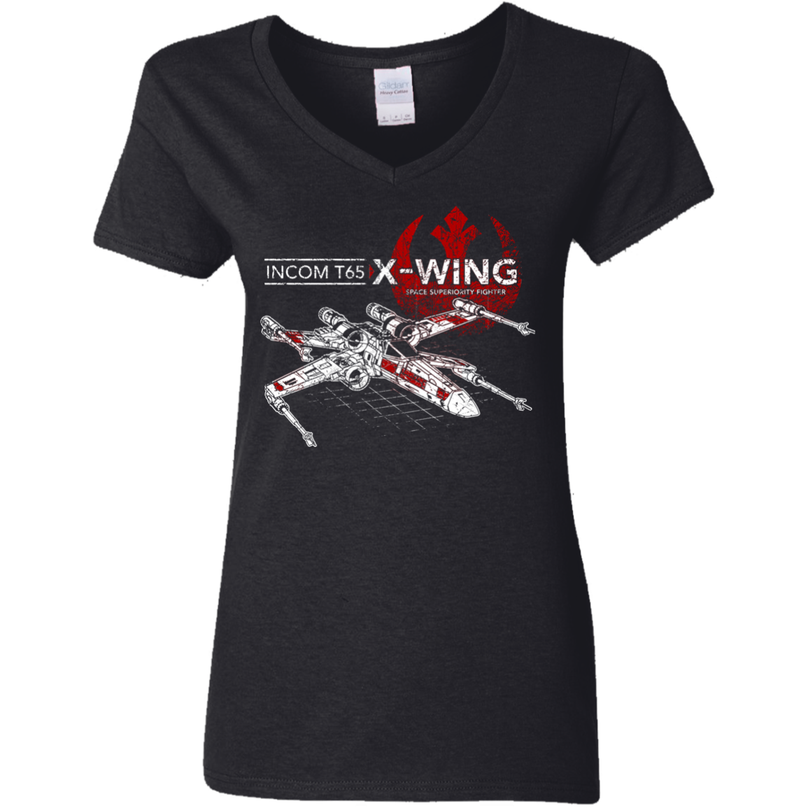 T-65 X-Wing Women's V-Neck T-Shirt