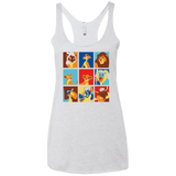 Lion Pop Women's Triblend Racerback Tank