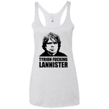 Tyrion fucking Lannister Women's Triblend Racerback Tank