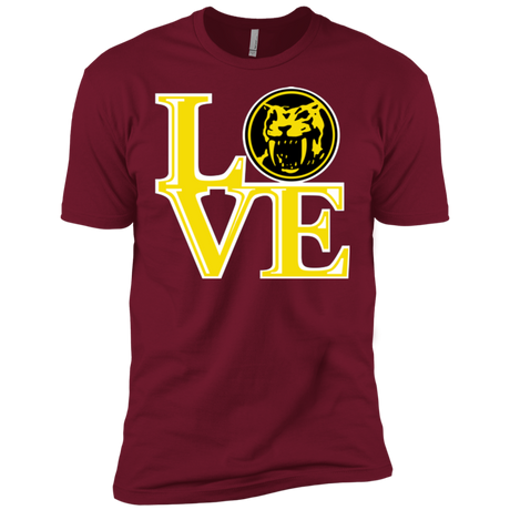 Yellow Ranger LOVE Men's Premium T-Shirt