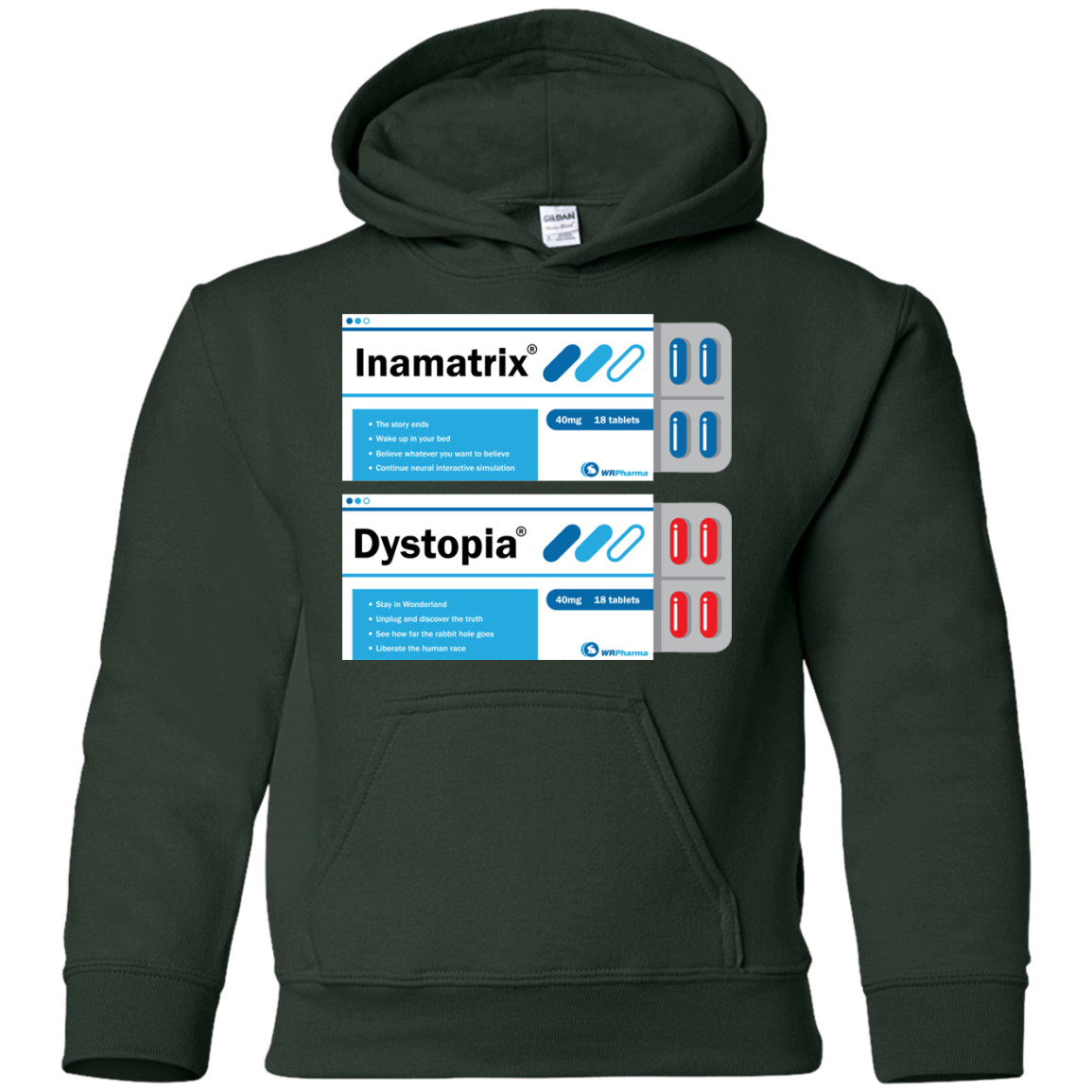 Red or Blue Youth Hoodie