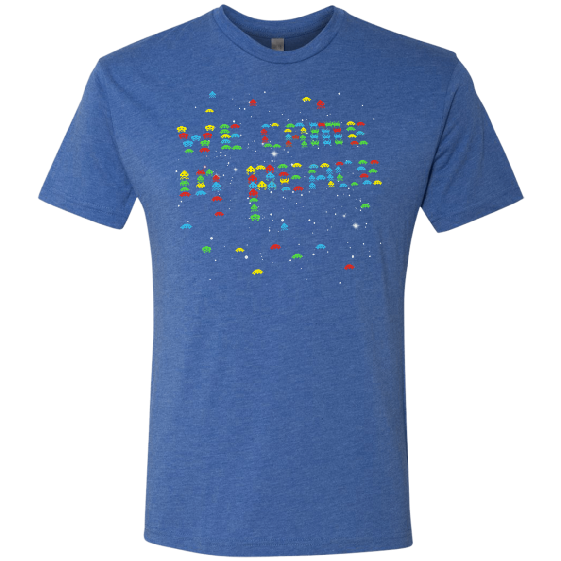 We came in peace Men's Triblend T-Shirt