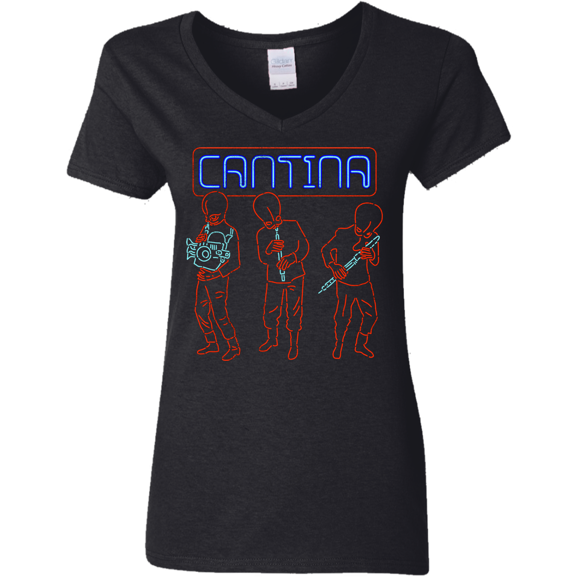 Cantina Bar Women's V-Neck T-Shirt