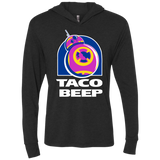 Taco Beep Triblend Long Sleeve Hoodie Tee