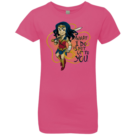 WW Text Girls Premium T-Shirt