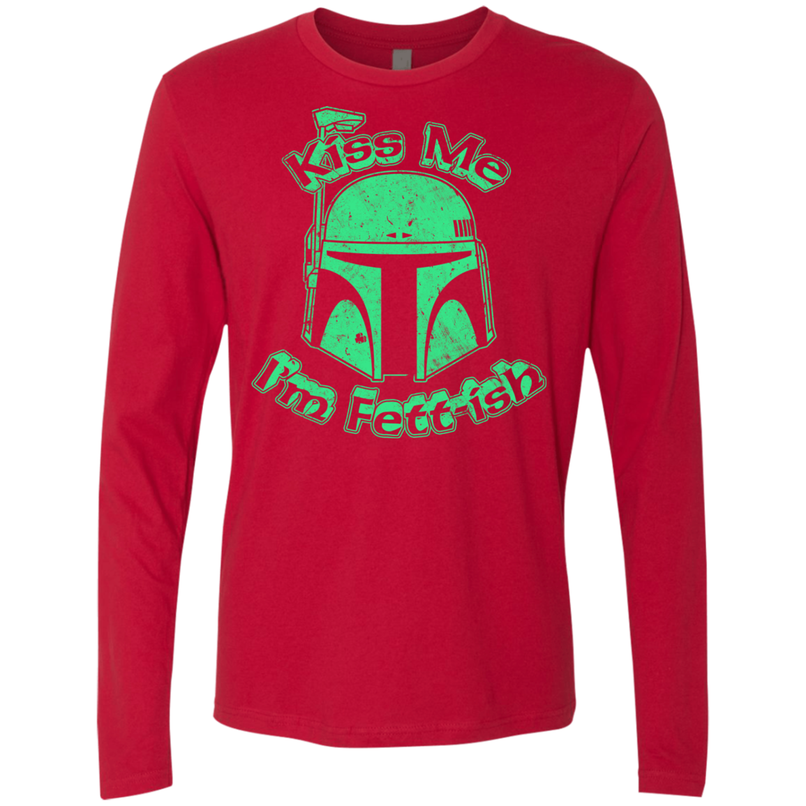 Kiss Me Im Fettish Men's Premium Long Sleeve
