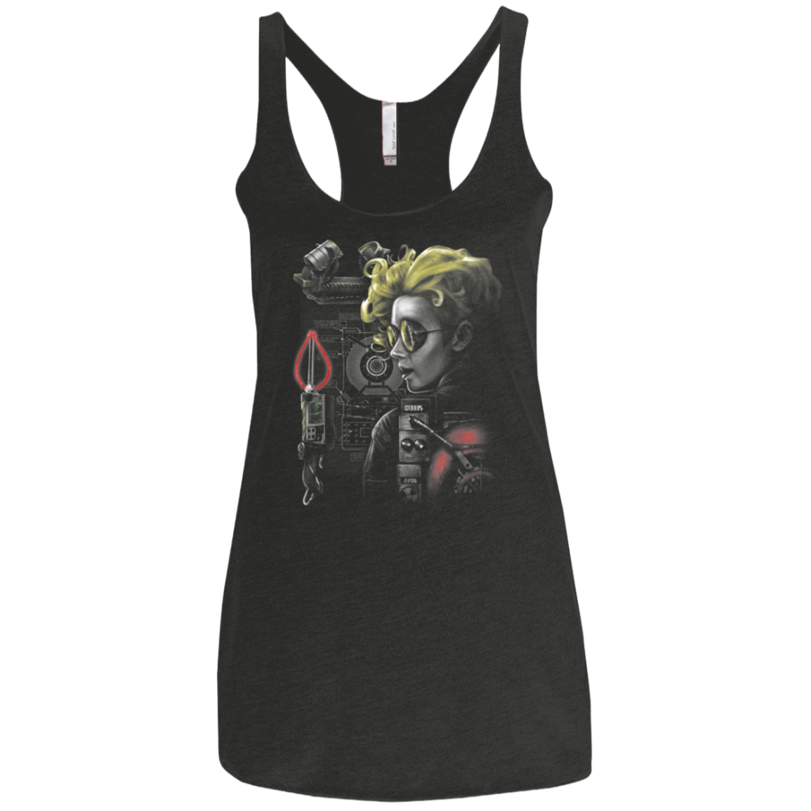 Who You Gonna Call Women's Triblend Racerback Tank