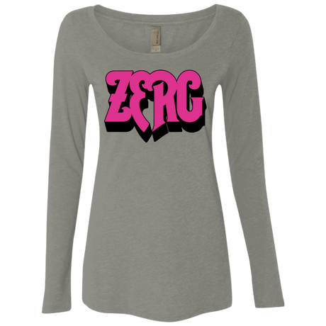 Zerg Rush Women's Triblend Long Sleeve Shirt