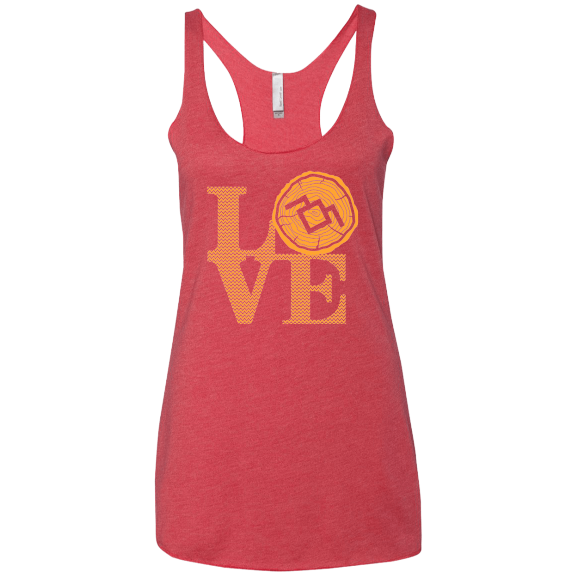 LOVE TWIN PEAKS Women's Triblend Racerback Tank