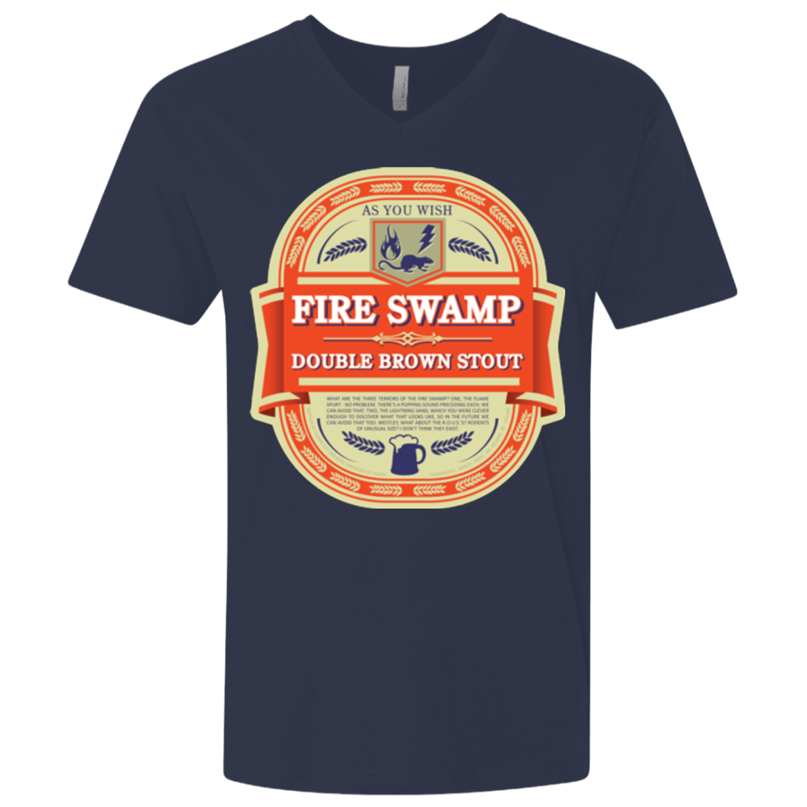 Fire Swamp Ale Men's Premium V-Neck