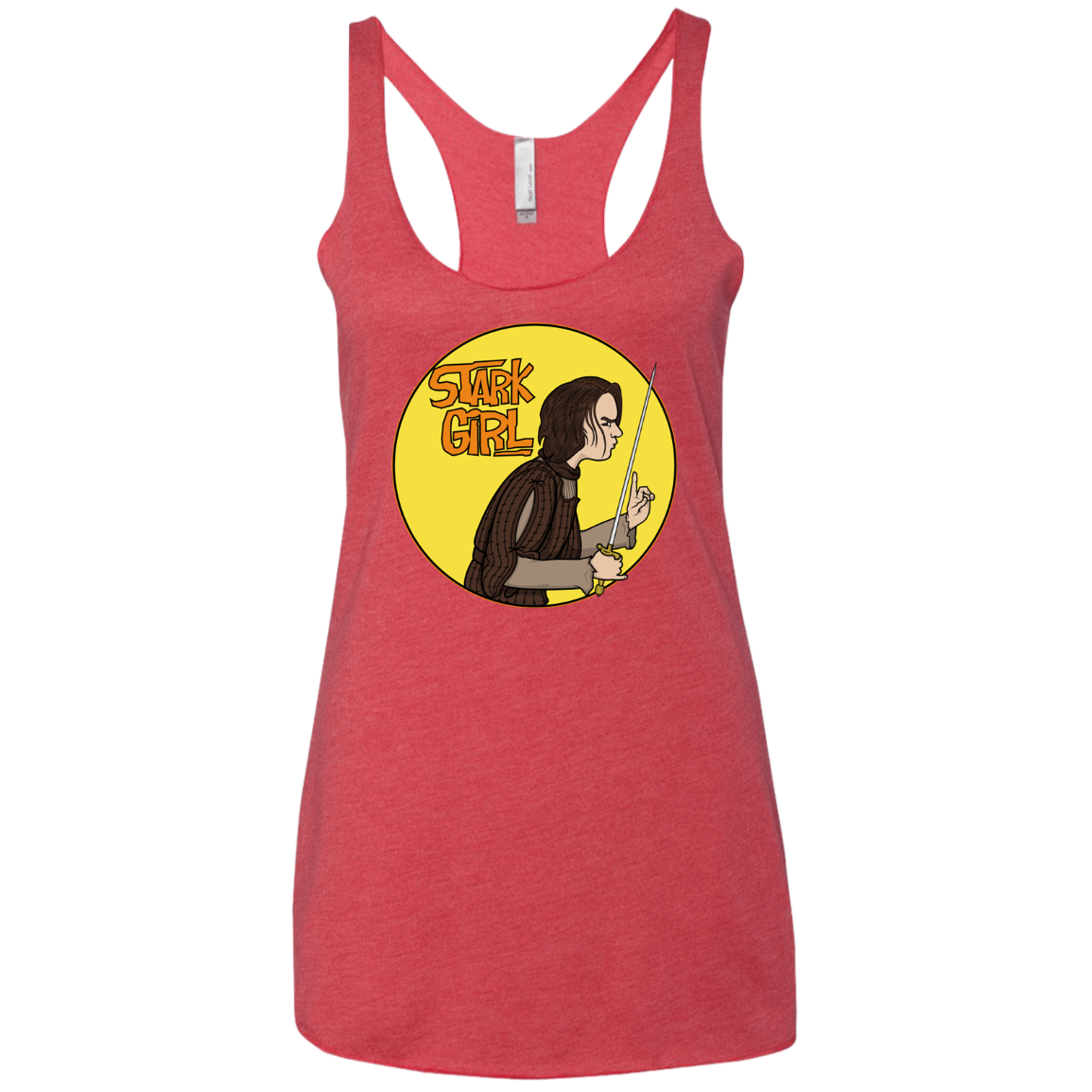 Stark girl Women's Triblend Racerback Tank