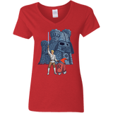 Darthskull Castle Women's V-Neck T-Shirt