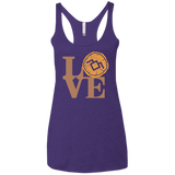 LOVE TWIN PEAKS Women's Triblend Racerback Tank