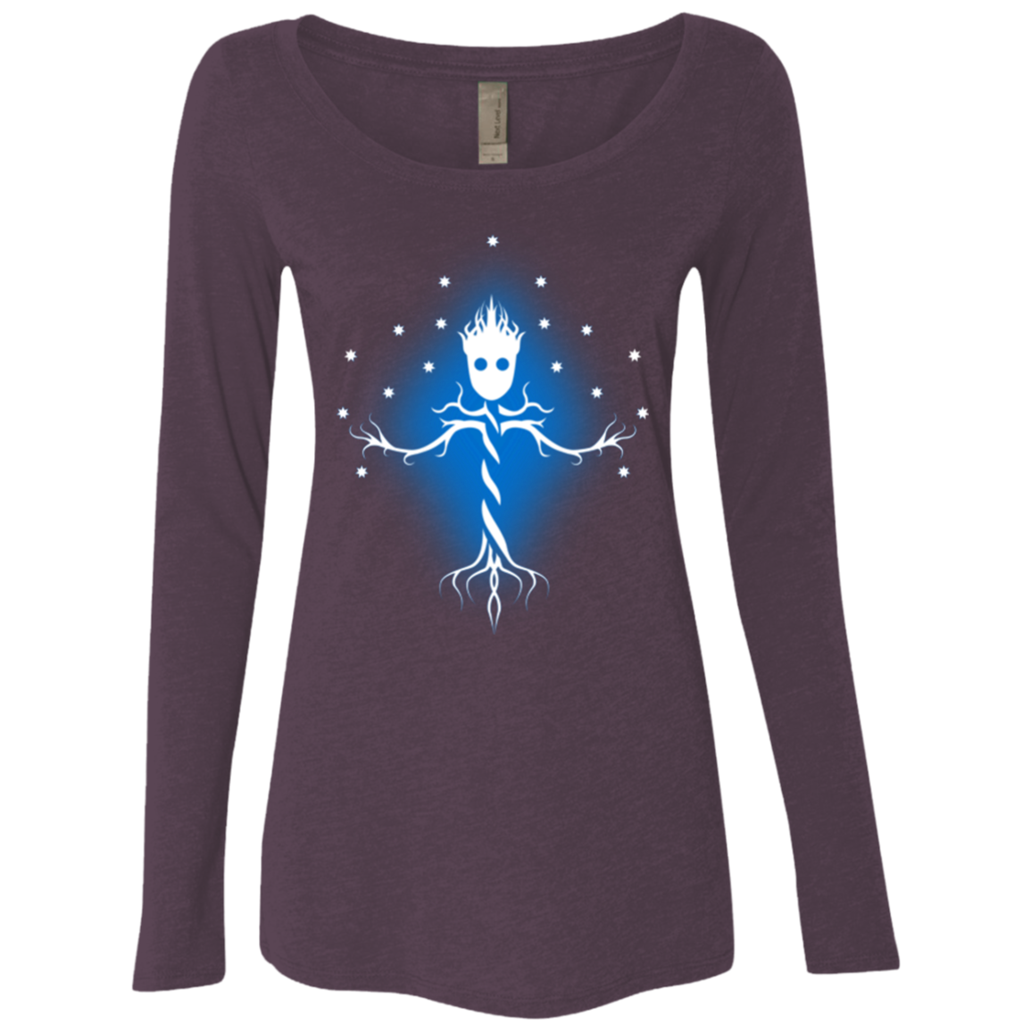 Guardian Tree of The Galaxy Women's Triblend Long Sleeve Shirt