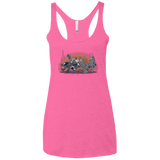 Where The Big Robots are Women's Triblend Racerback Tank