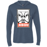 Bobobey Triblend Long Sleeve Hoodie Tee