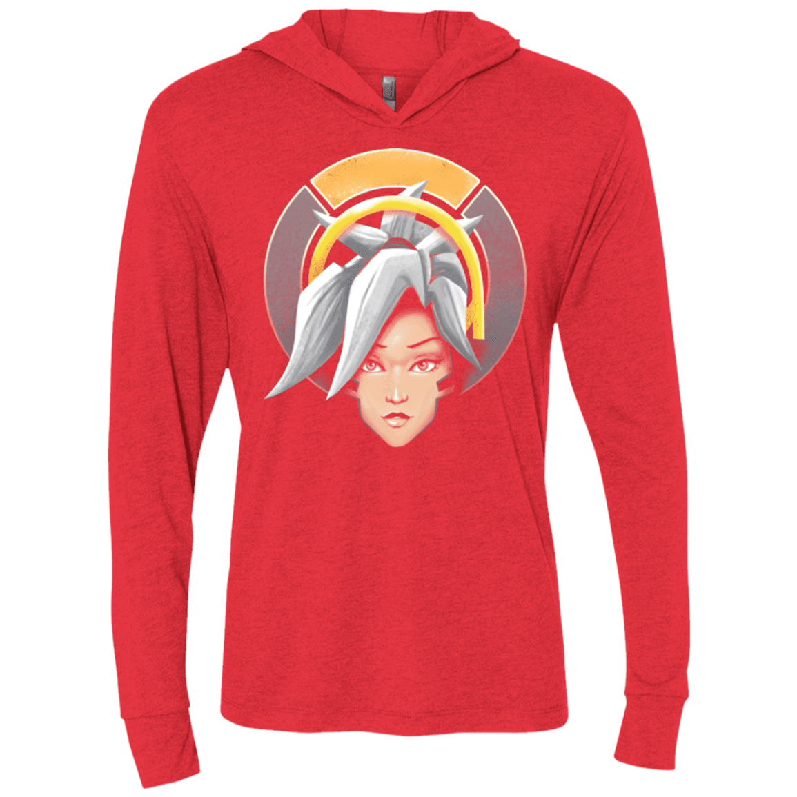 The Peerless Healer Triblend Long Sleeve Hoodie Tee