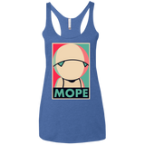 Mope Around Women's Triblend Racerback Tank
