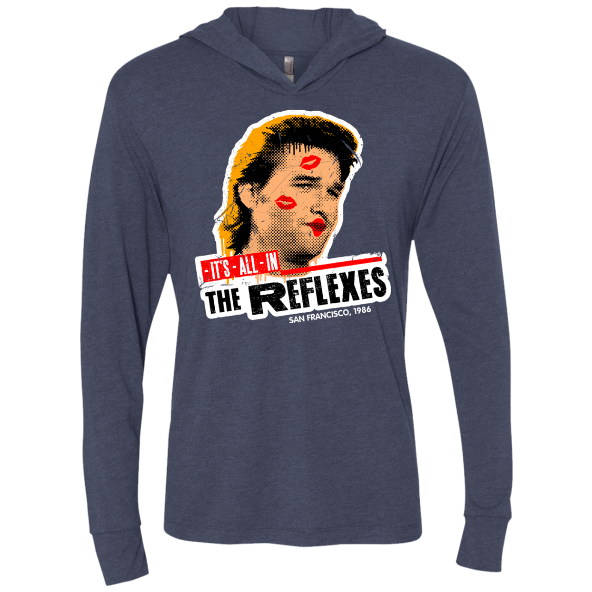 Reflexes Triblend Long Sleeve Hoodie Tee