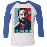 Yes Negan Triblend 3/4 Sleeve