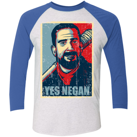 Yes Negan Triblend 3/4 Sleeve