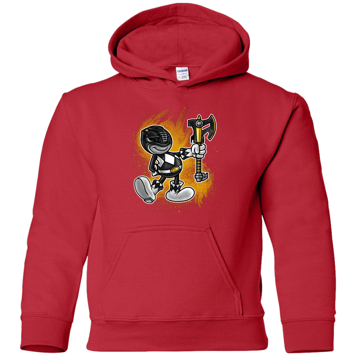 Black Ranger Artwork Youth Hoodie