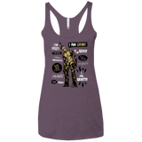 Groot Famous Quotes Women's Triblend Racerback Tank