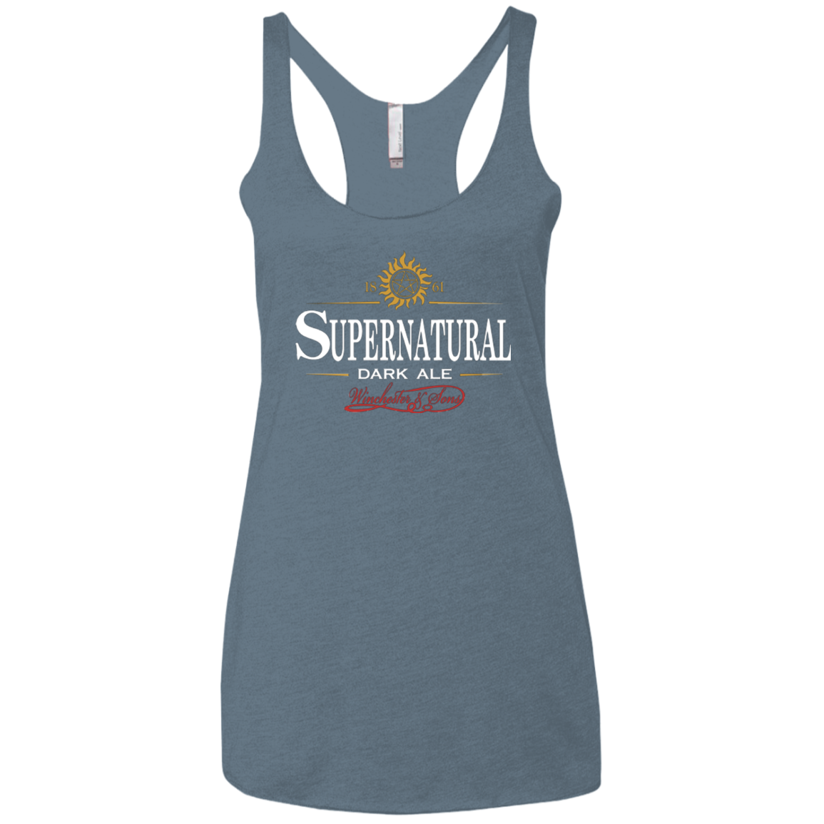 Supernatural Stout Women's Triblend Racerback Tank