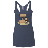 Volleyball Help Women's Triblend Racerback Tank