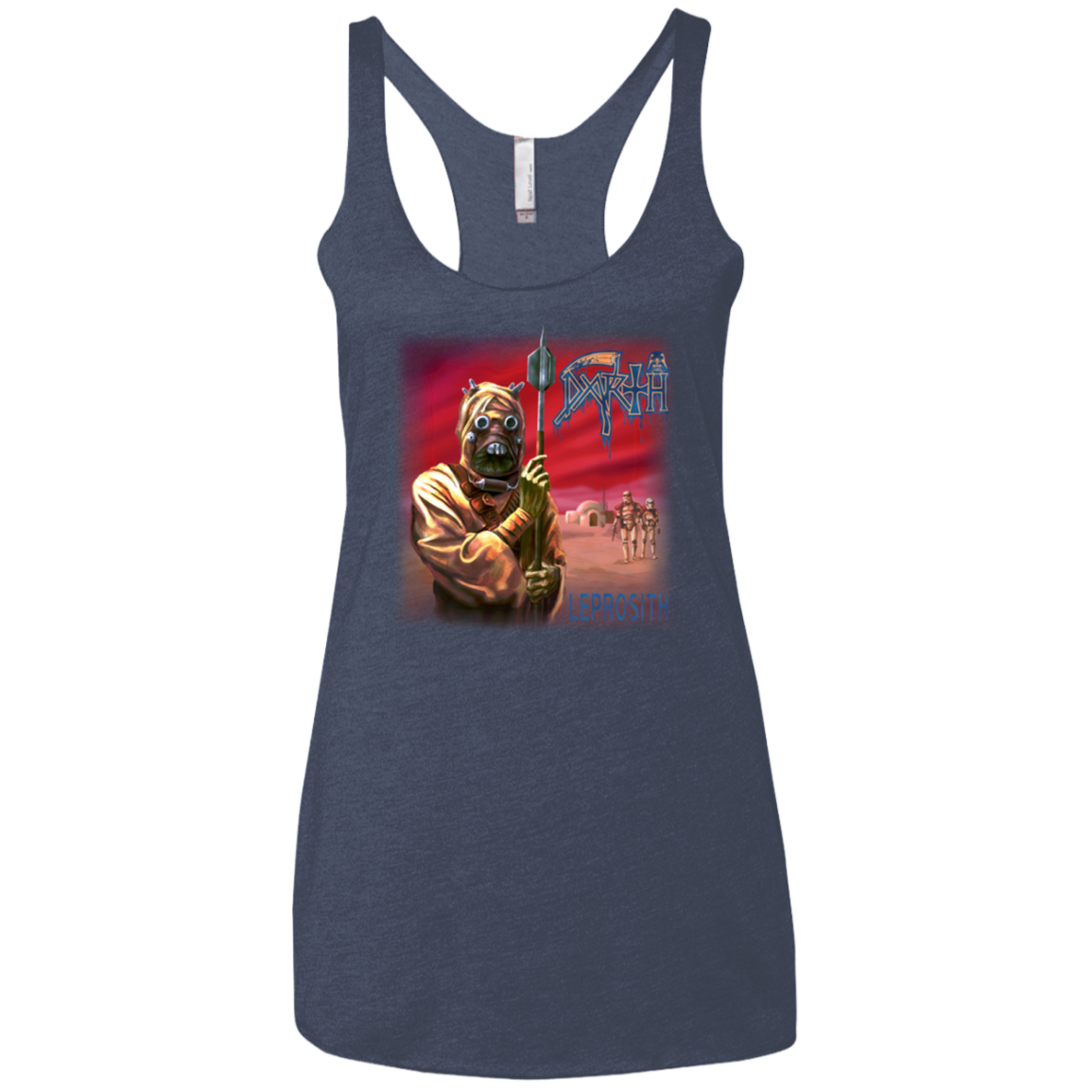 LEPROSITH2 Women's Triblend Racerback Tank