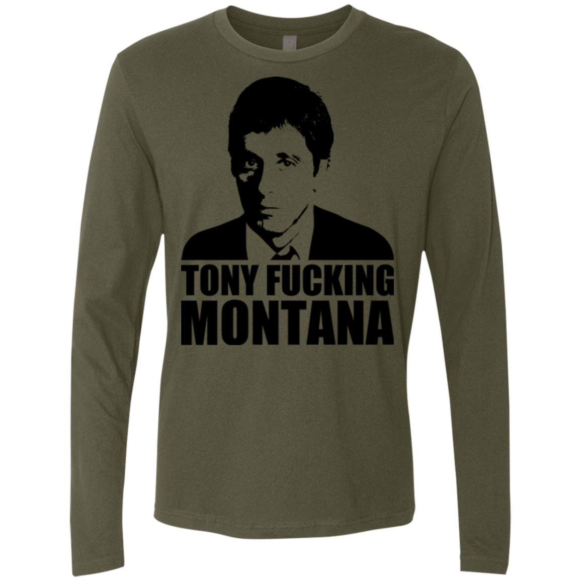 Tony Fucking Montana Men's Premium Long Sleeve