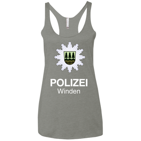 Winden Polizei Women's Triblend Racerback Tank