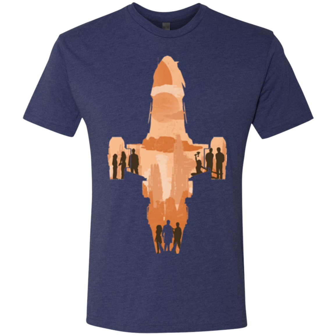 The Shiny Ship Men's Triblend T-Shirt