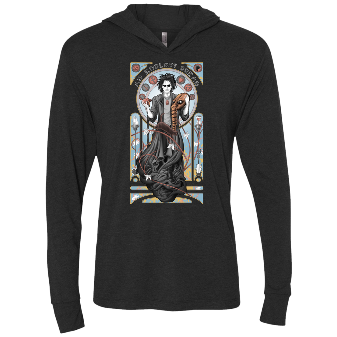 An Endless Dream Triblend Long Sleeve Hoodie Tee