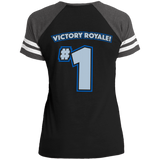 Victory Royale Game V-Neck T-Shirt Back Print