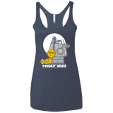 Peanut Wars Women's Triblend Racerback Tank