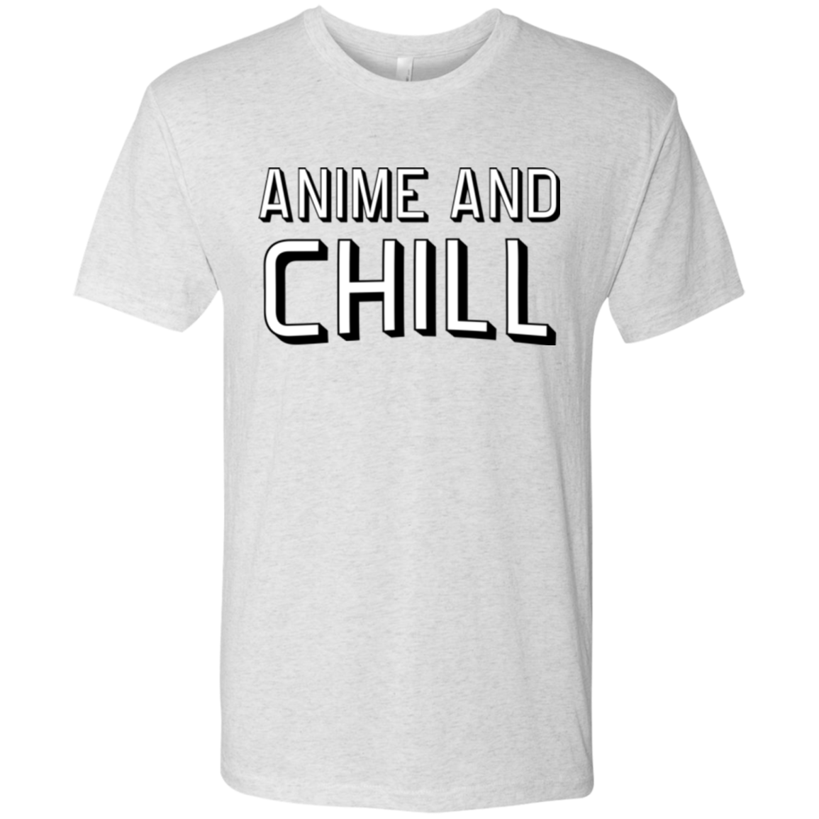 Anime and chill Men's Triblend T-Shirt