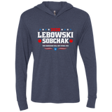 Lebowski Sobchak Triblend Long Sleeve Hoodie Tee