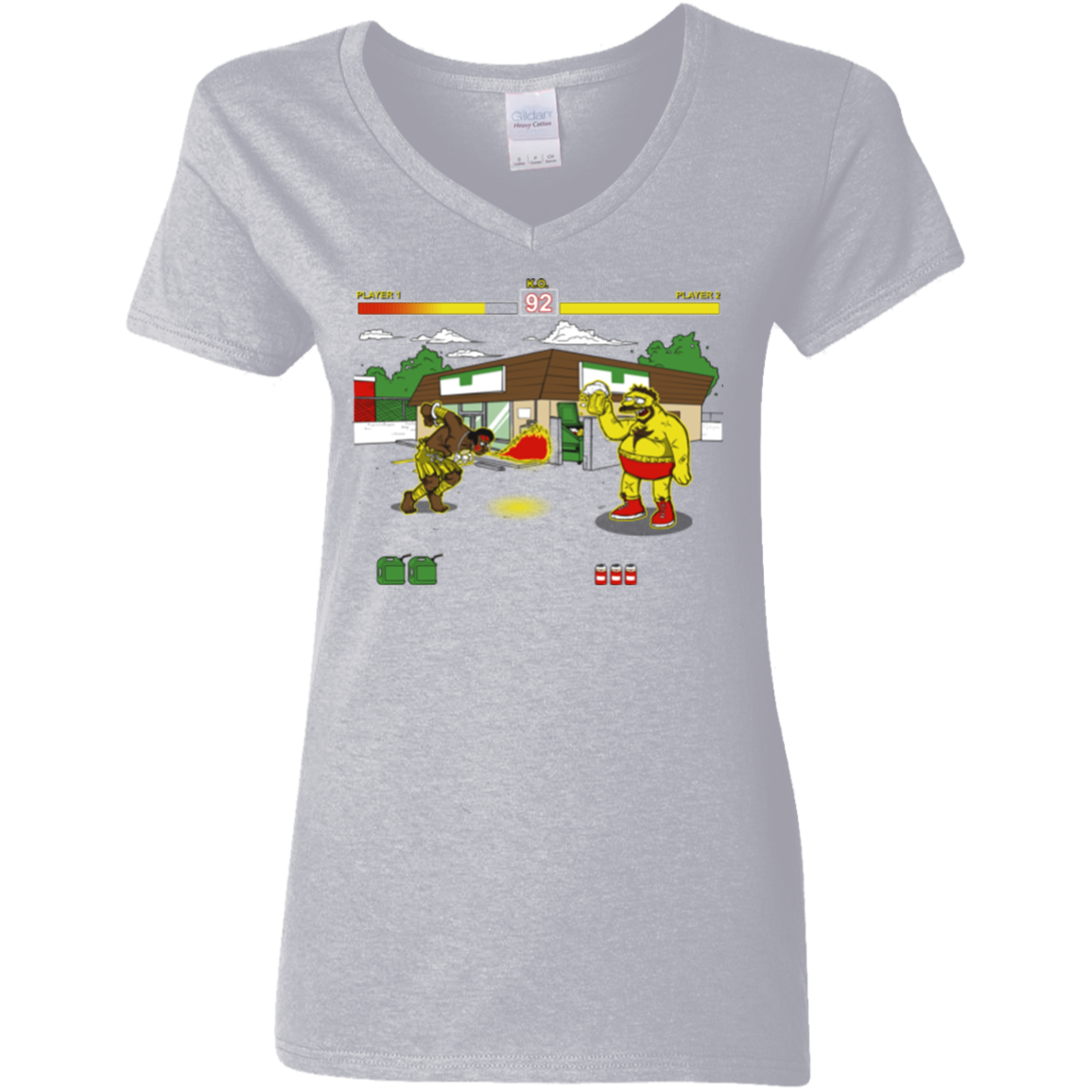 Springfield Fighter Women's V-Neck T-Shirt