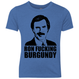 Ron Fucking Burgundy Youth Triblend T-Shirt