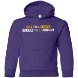 Food Sleep Loop Youth Hoodie